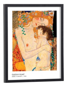 Reproduction tableau Gustav Klimt - Mère et enfant