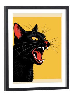 Affiche chat vintage