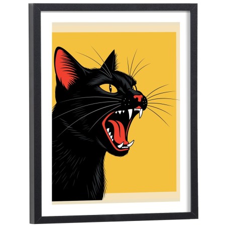 Affiche chat vintage