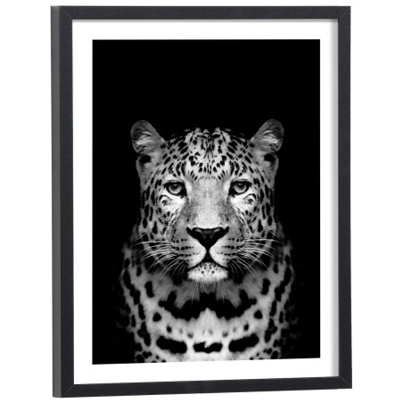 Affiche Panthère fond noir