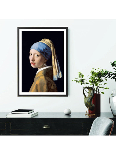  Affiche Vermeer La Jeune Fille à la perle