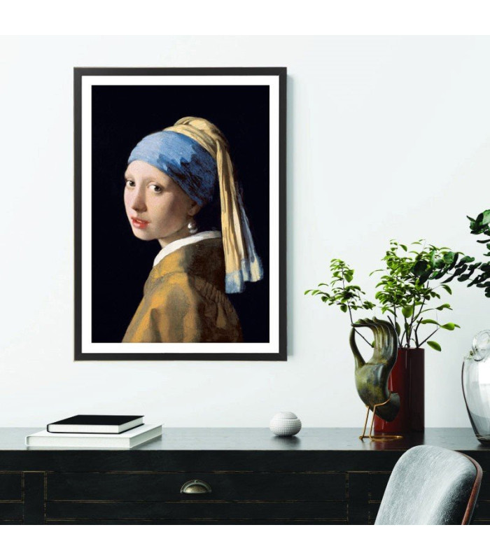  Affiche Vermeer La Jeune Fille à la perle