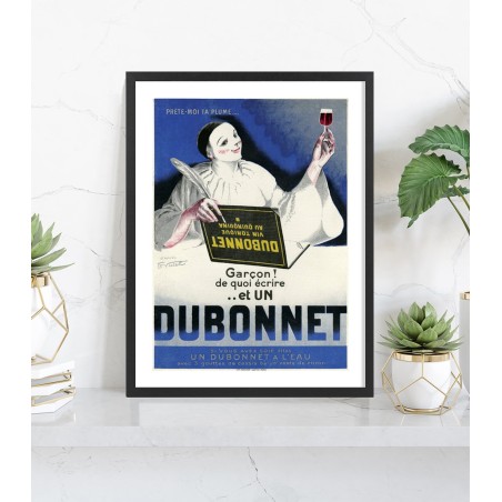 Affiche Dubonnet Vintage | Poster publicitaire 30x40