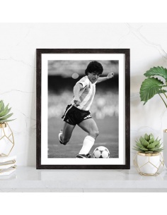 Affiche Maradona dribble Argentine 2