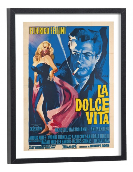 Affiche du film La dolce vita de Frederico Fellini