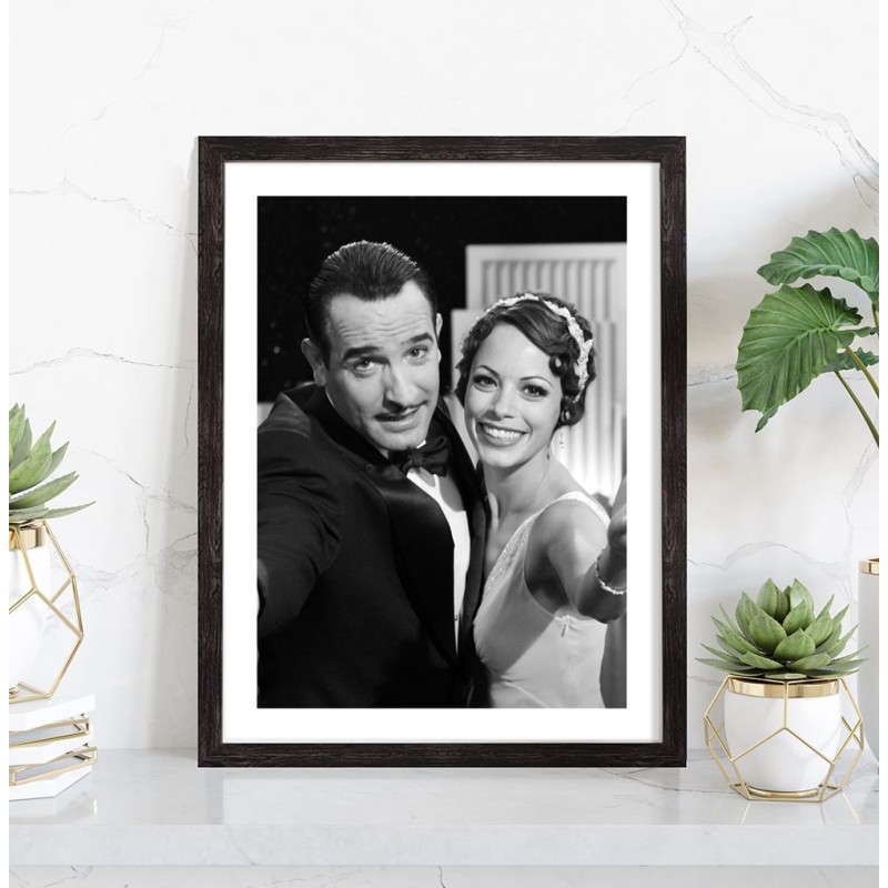 The Artist Affiche | Poster cinéma encadré 40x30 — Tableaudestock