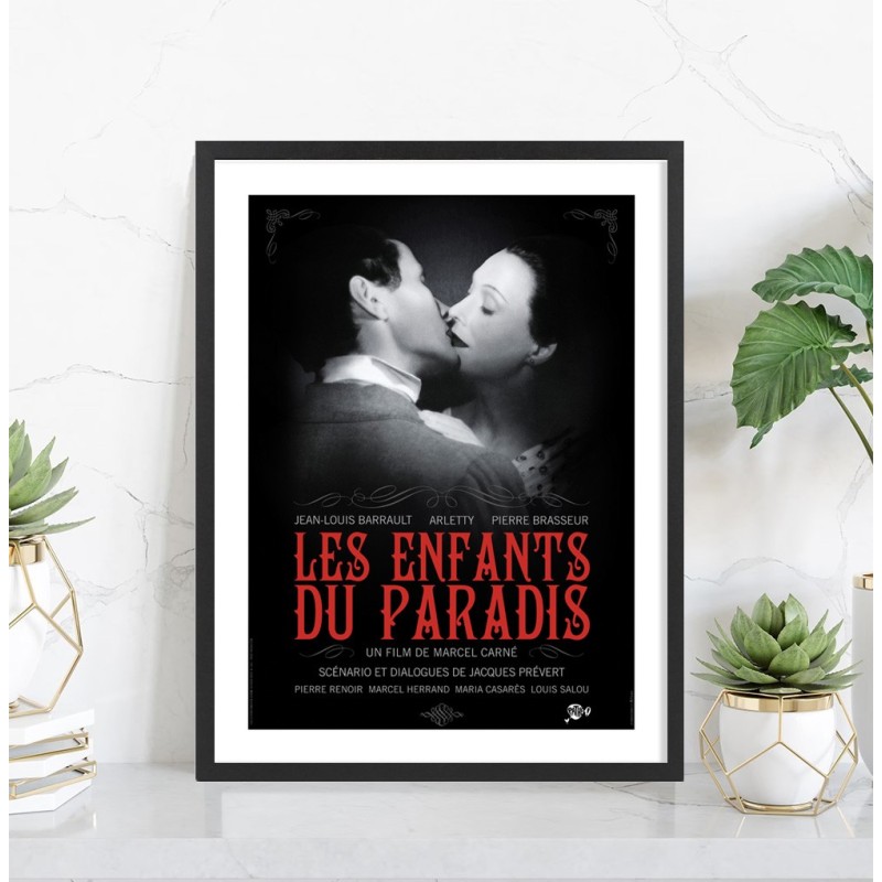 Les Enfants du Paradis | Affiche cinéma encadrée — Tableaudestock