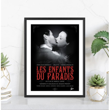 Les Enfants du Paradis | Affiche cinéma encadrée — Tableaudestock