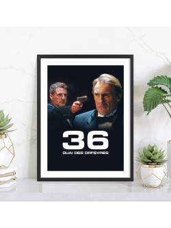 36 Quai des Orfèvres | Affiche cinéma encadrée — Tableaudestock