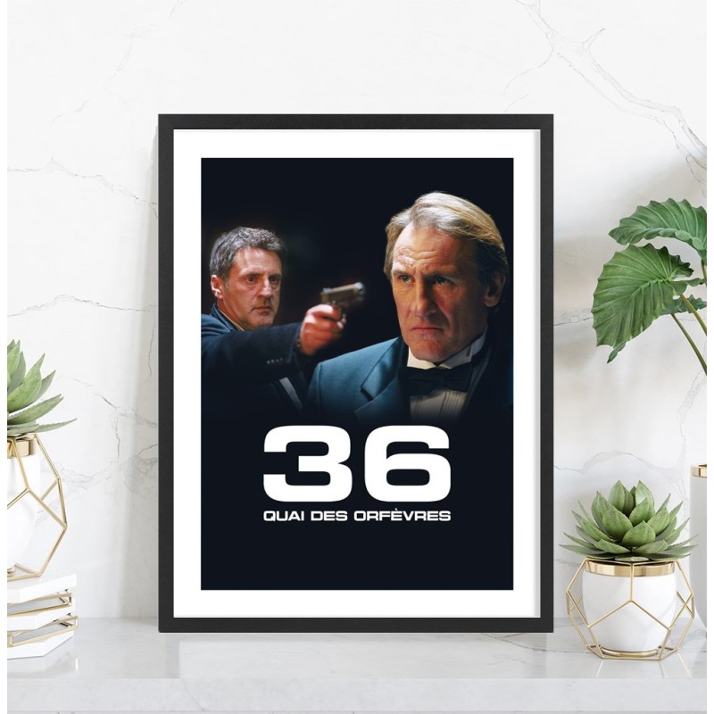 36 Quai des Orfèvres | Affiche cinéma encadrée — Tableaudestock