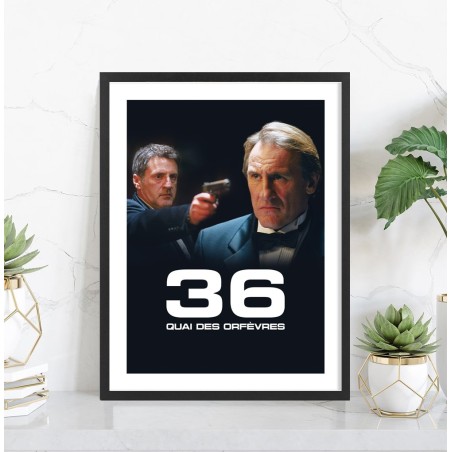 36 Quai des Orfèvres | Affiche cinéma encadrée — Tableaudestock