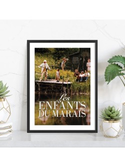 Affiche Les Enfants du marais | Poster cinéma encadré — Tableaudestock