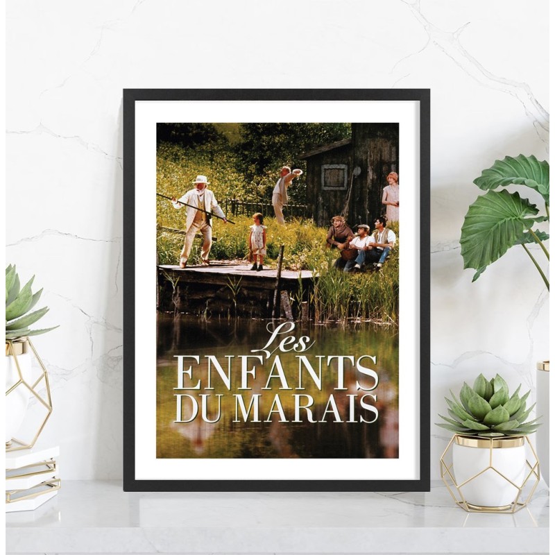 Affiche Les Enfants du marais | Poster cinéma encadré — Tableaudestock