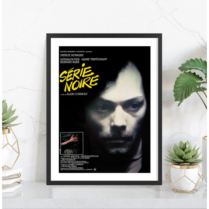 Affiche Série Noire | Poster cinéma Alain Corneau — Tableaudestock