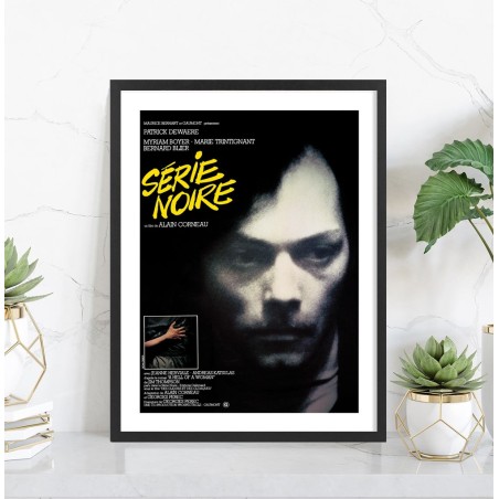 Affiche Série Noire | Poster cinéma Alain Corneau — Tableaudestock