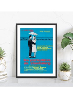 Affiche Les Parapluies de Cherbourg | Poster cinéma — Tableaudestock