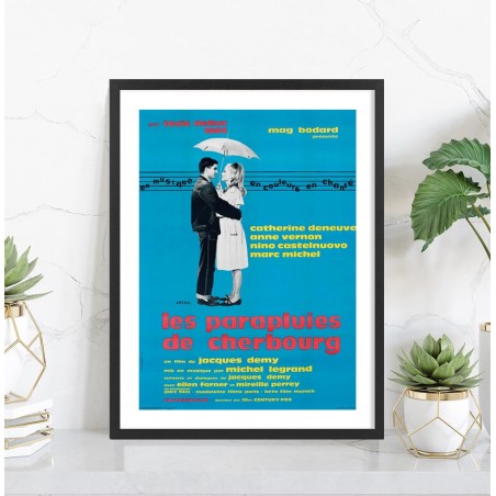 Affiche Les Parapluies de Cherbourg | Poster cinéma — Tableaudestock