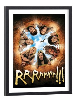 Affiche du film RRRrrrr d'Alain Chabat - poster cinéma encadré cadre bois noir