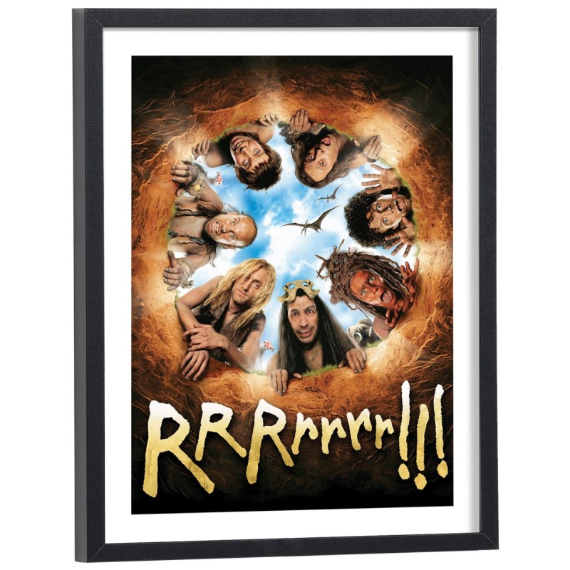Affiche du film RRRrrrr d'Alain Chabat - poster cinéma encadré cadre bois noir