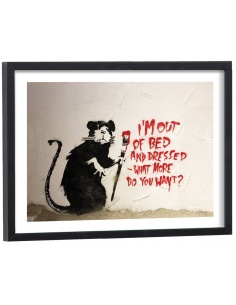 Affiche Banksy - Rat