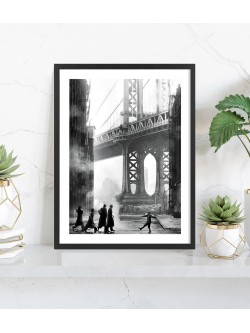 Il était une fois en Amérique - Affiche cinéma encadrée