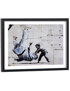 Affiche Banksy - Petit judoka Ukraine