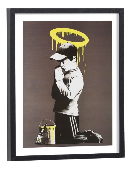 Affiche Banksy - Pardonne-nous nos offenses