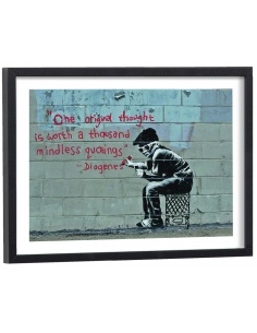 Affiche Banksy - Citation Diogenes