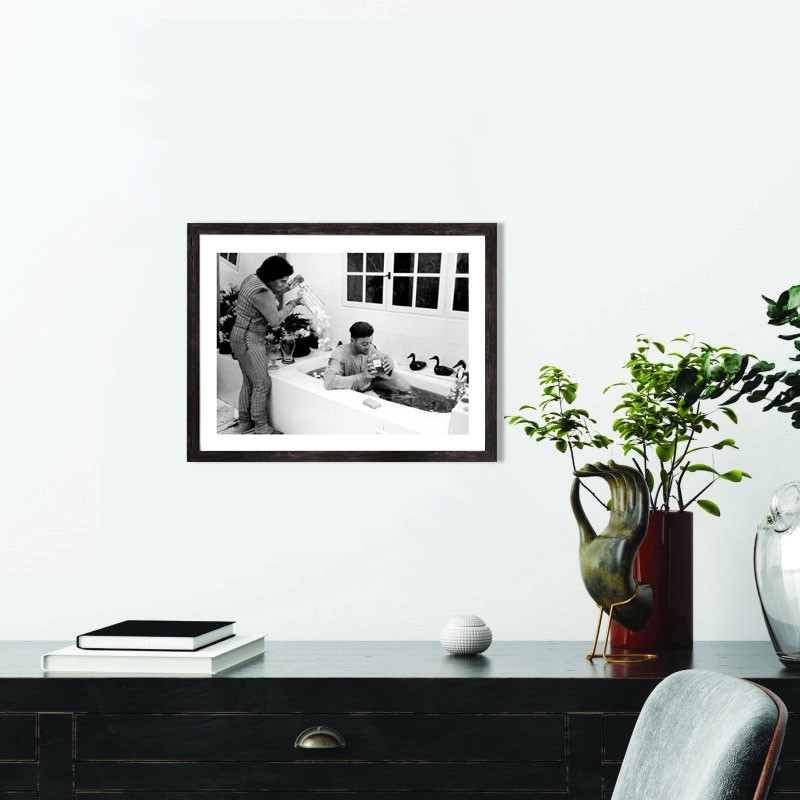 Affiche Les Visiteurs Scène du Bain | Poster cinéma