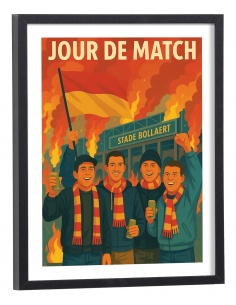 Affiche Supporters Lens Stade Bollaert