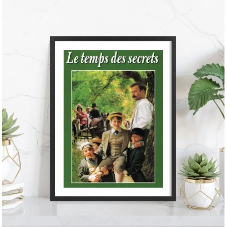 Le Temps des Secrets | Affiche cinéma 30x40 — Tableaudestock