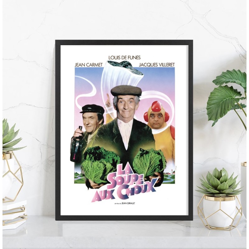 La Soupe aux Choux | Affiche cinéma 30x40 — Tableaudestock