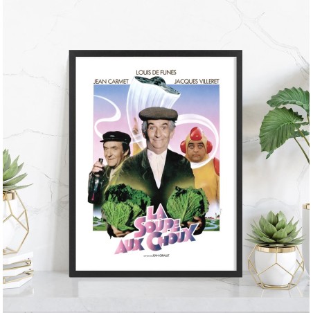 La Soupe aux Choux | Affiche cinéma 30x40 — Tableaudestock