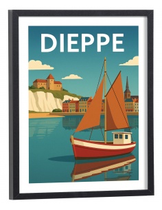 Affiche Dieppe vintage