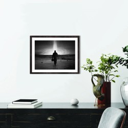 Affiche Interstellar noir et blanc - Poster cinéma 40x30