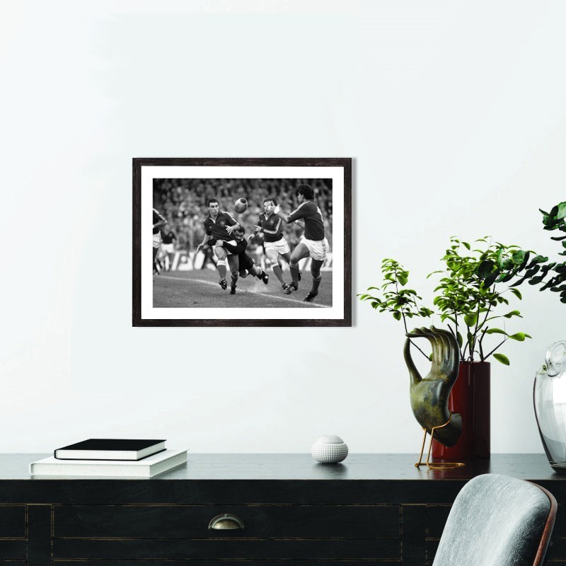 Affiche France All Blacks 1986 - Poster rugby vintage