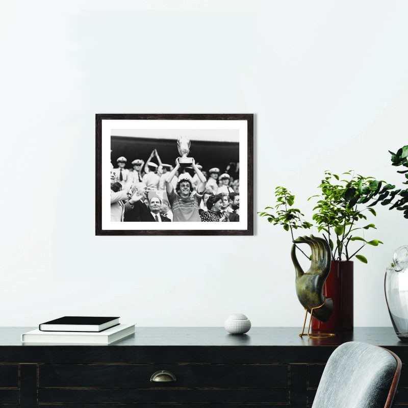 Affiche Michel Platini Euro 1984 | Poster football vintage