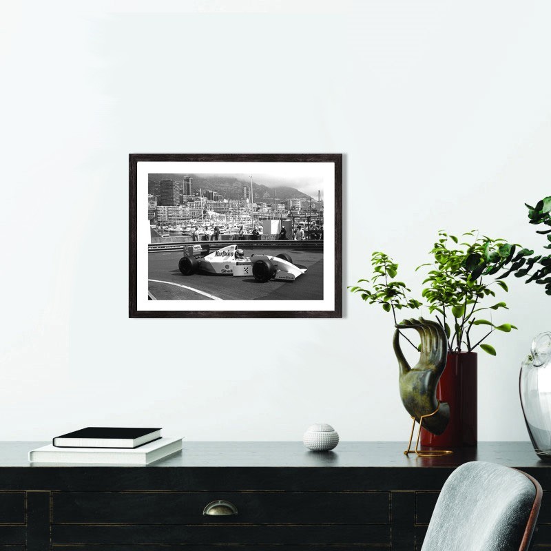 Affiche Ayrton Senna Monaco 1993 | Poster F1