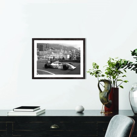 Affiche Ayrton Senna Monaco 1993 | Poster F1