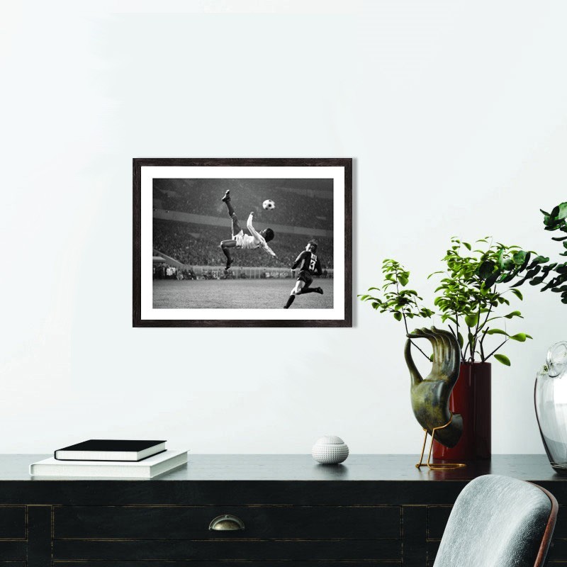 Affiche Jairzinho retournée acrobatique | Poster foot