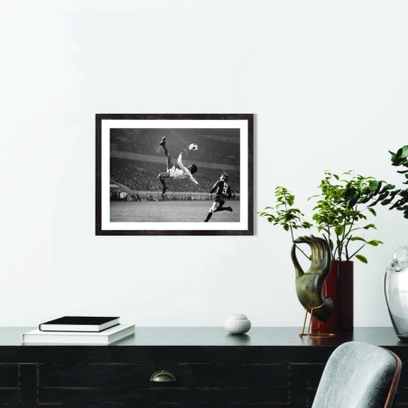 Affiche Jairzinho retournée acrobatique | Poster foot