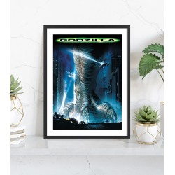 Affiche film Godzilla - Poster cinéma encadré