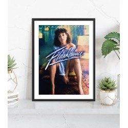Affiche film Flashdance  - Poster cinéma encadré