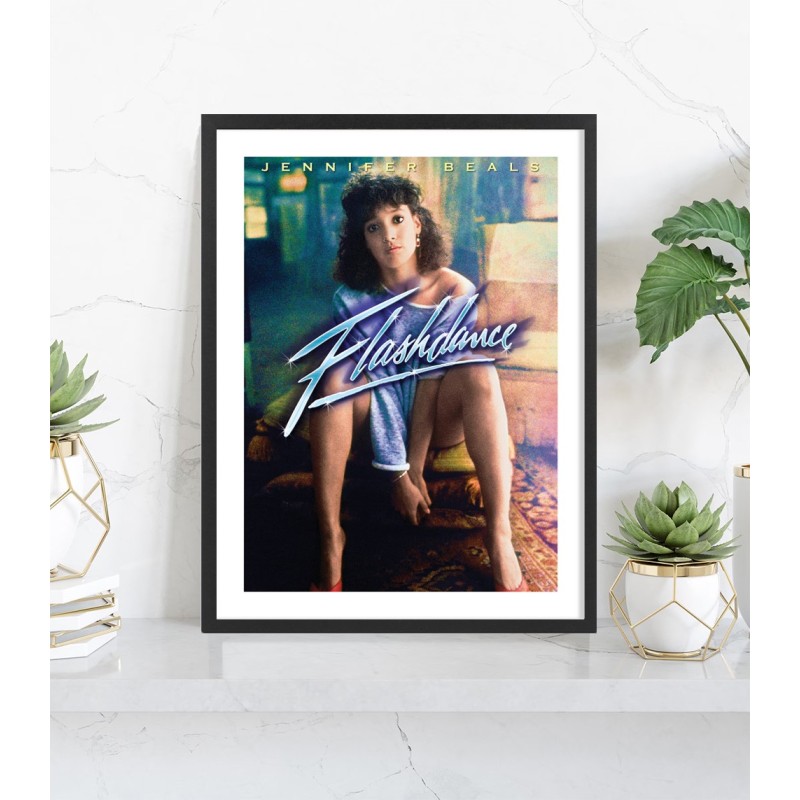 Affiche film Flashdance  - Poster cinéma encadré