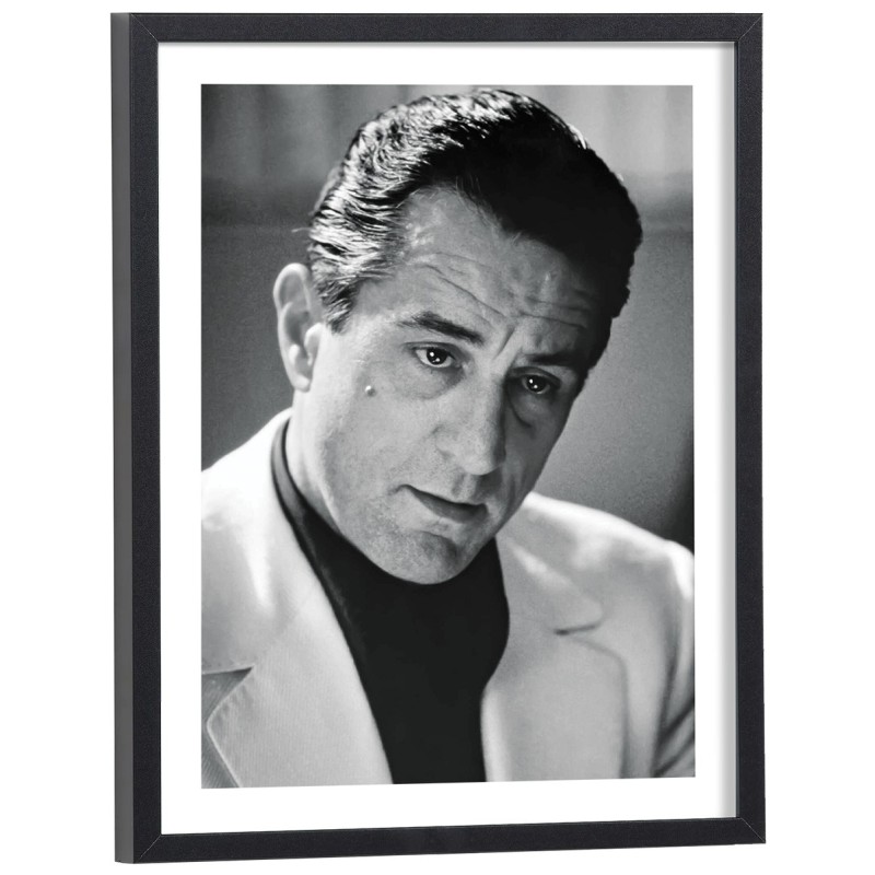 Affiche noir et blanc de Robert De Niro dans le film Casino