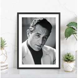 Affiche cinéma Casino, Robert De Niro en noir et blanc