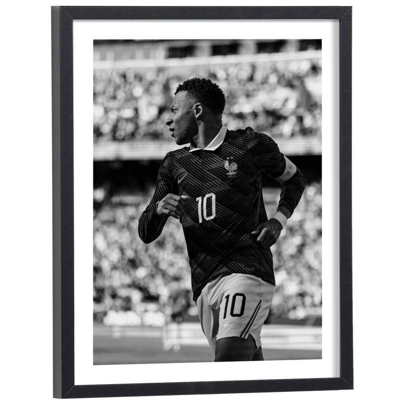 Affiche Kylian Mbappé Equipe de France Football 2026