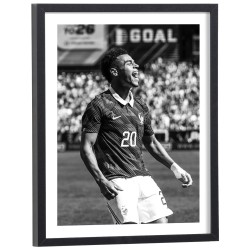 Affiche de Désiré Doué avec l'équipe de France de football en 2026