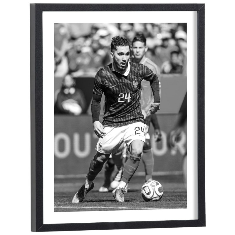 Affiche de Rayan Cherki avec l'équipe de France de football en 2026