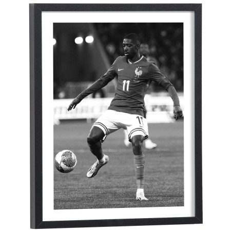 Affiche de Ousmane Dembélé avec l'équipe de France de football en 2026